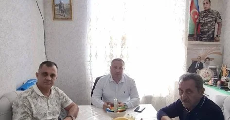Şəhid Elvin İsmayılovun ailəsini ziyarət olunub