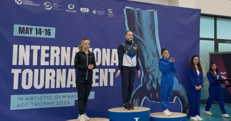 Азербайджанские гимнасты завоевали еще две медали на AGF Trophy ФОТО