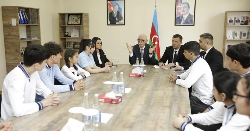 Nazir müavini Tovuzda təhsil ictimaiyyəti, valideyn və şagirdlərlə görüşdü Fotolar