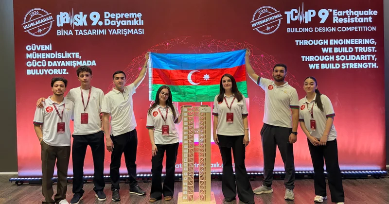 AzMİU tələbələri beynəlxalq zəlzələ mühəndisliyi yarışmasında xüsusi mükafata layiq görülüblər