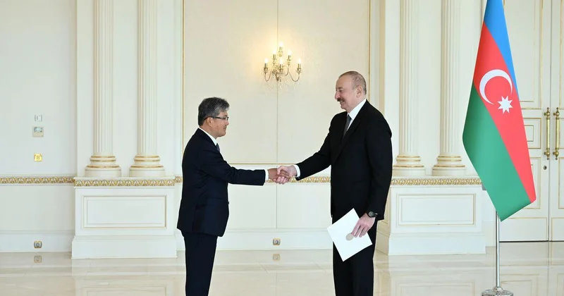 Prezident Koreya səfirini qəbul etdi