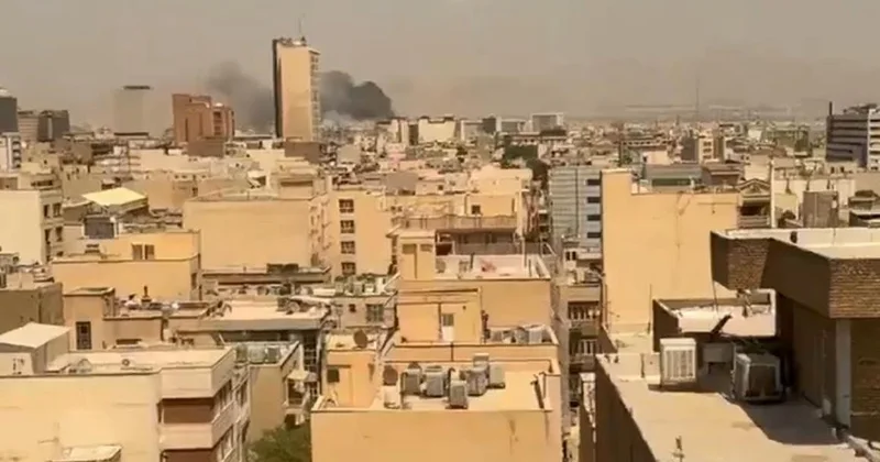 Tehranda partlayışlar olub VİDEO