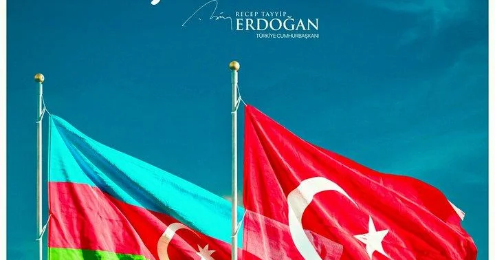 Ərdoğan: Göz bəbəyimiz Azərbaycanı təbrik edirəm
