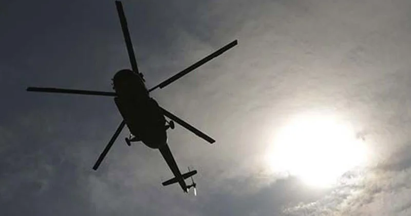 Yunanıstanda helikopter dənizə düşdü