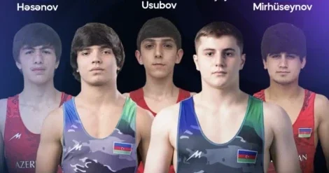 Азербайджан завершил чемпионат Европы U 17 по борьбе с семью медалями