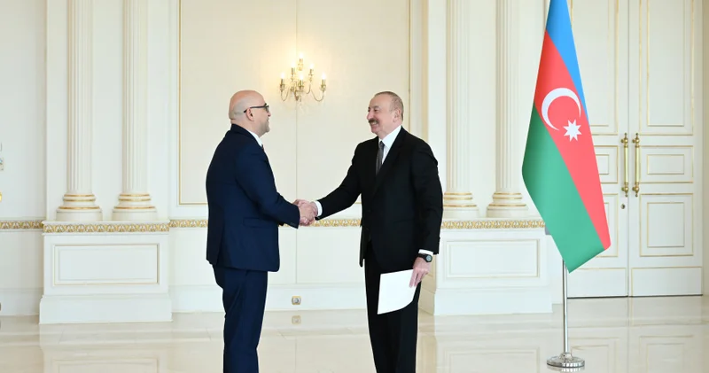 Президент Ильхам Алиев принял верительные грамоты новоназначенного посла Палестины в Азербайджане (ФОТО)