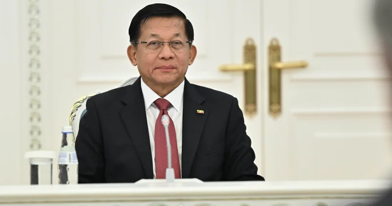 Myanma Prezidentinin Çinə səfəri başlayıb