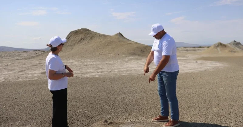 “Bahar palçıq vulkanı” nında manitorinq həyata keçirilib