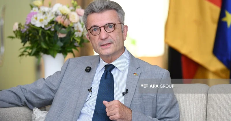 Almaniya səfiri: Mənim üçün ən mühüm regional inkişaf Azərbaycanla Ermənistan arasında sülh prosesi idi