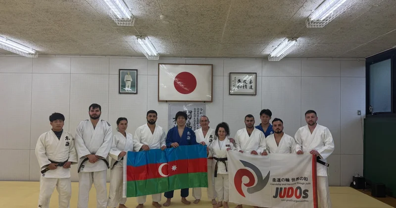 Azərbaycan cüdo mütəxəssisləri Yaponiyada təcrübə mübadiləsindədir FOTO