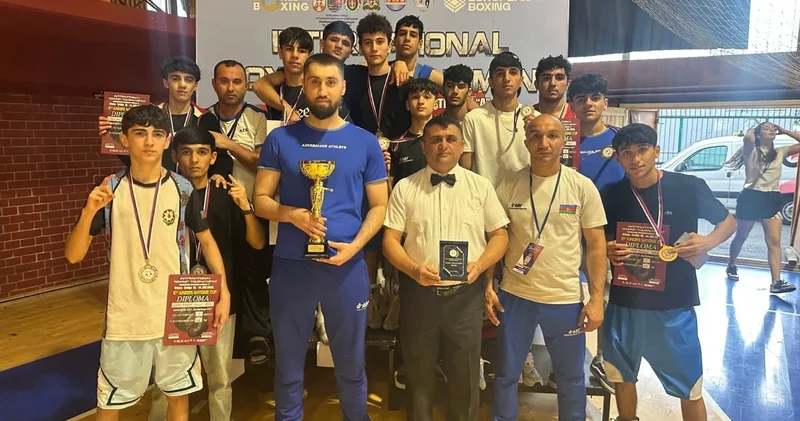 Azərbaycanın yeniyetmə boksçuları Serbiyadakı Millətlər Kubokunda 13 medal əldə ediblər