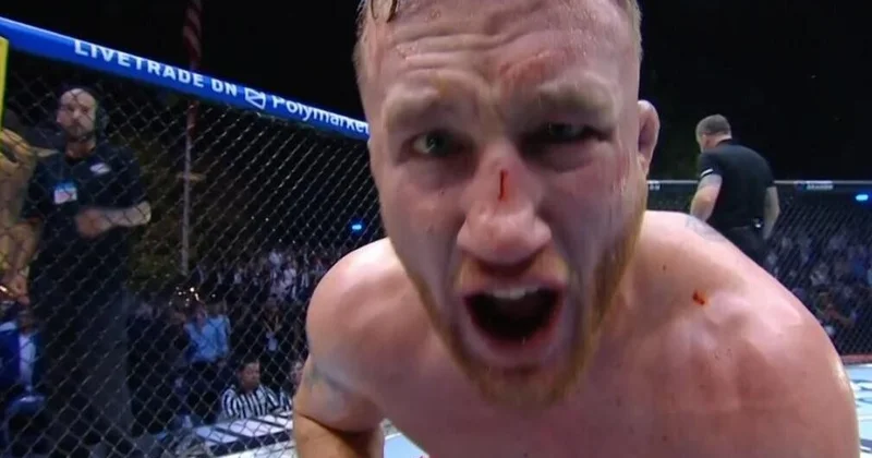 Джастин Гейджи победил Илию Топурию в Белом доме и стал чемпионом UFC в легком весе