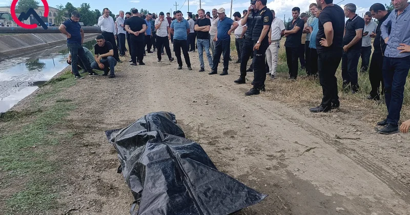 Kanaldan 39 yaşlı kişi meyiti tapıldı Fotolar+Yenilənib