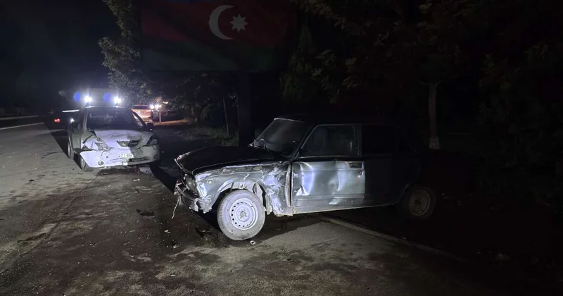 Naxçıvanda iki avtomobilin toqquşması nəticəsində xəsarət alanlar olub