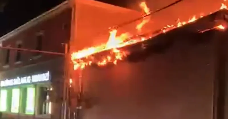 Sumqayıtda yanğın GÖRÜNTÜLƏR