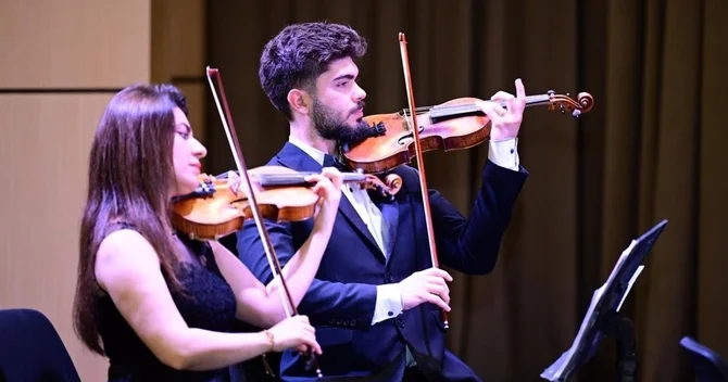 Xankəndi Mədəniyyət Mərkəzində ilk dəfə Milli Qurtuluş Gününə həsr olunan təntənəli konsert keçirilib