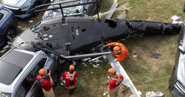 İki helikopter toqquşdu Həlak olanlar var