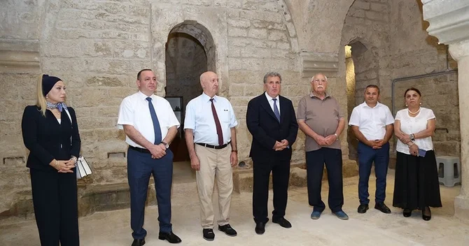 Bakıda Zərgərpalan hamamının konservasiya işlərindən sonra açılışı olub