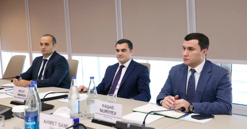 Azərbaycanda işgüzar səfərdə olan türk iş adamları ilə görüş keçirilib