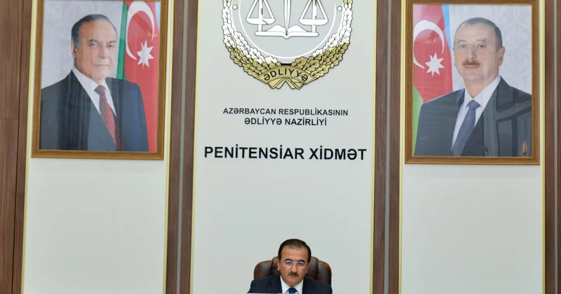 Penitensiar xidmətin rəisi bölgələrdə yaşayanlar üçün videoqəbullar keçirib