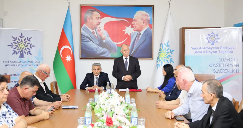 YAP Şəmkir rayon təşkilatının yaradılmasının 32 ci ildönümü qeyd olunub