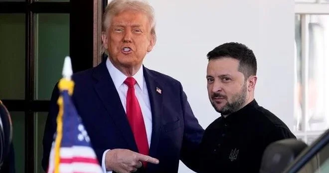 Trampdan Zelenskiyə: “Volodimir, silah versək, Moskvaya zərbə endirə bilərsən?”