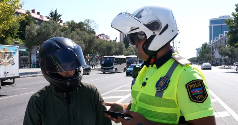 Polis Sumqayıtda ikitəkərli nəqliyyat vasitələrinin sürücülərini maarifləndirib