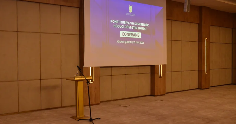Baş Prokurorluq Ağdamda regional konfrans keçirir FOTO