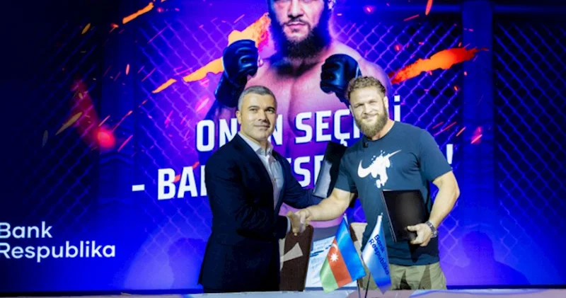 Bank Respublika və UFC ulduzu Rafael Fiziev arasında əməkdaşlıq sazişi imzalandı FOTOLAR