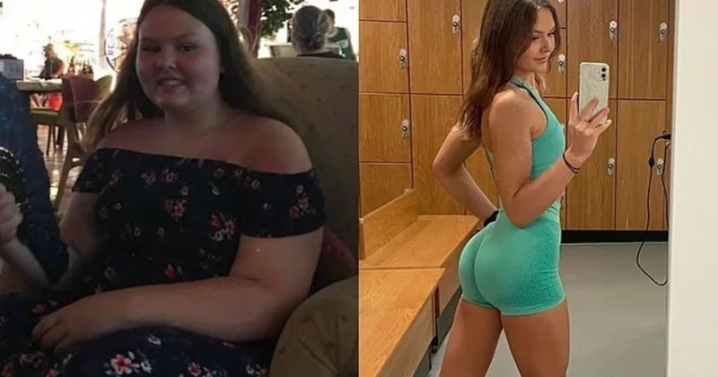 100 kiloqramlıq qız idman zalına getmədən ikiqat arıqladı