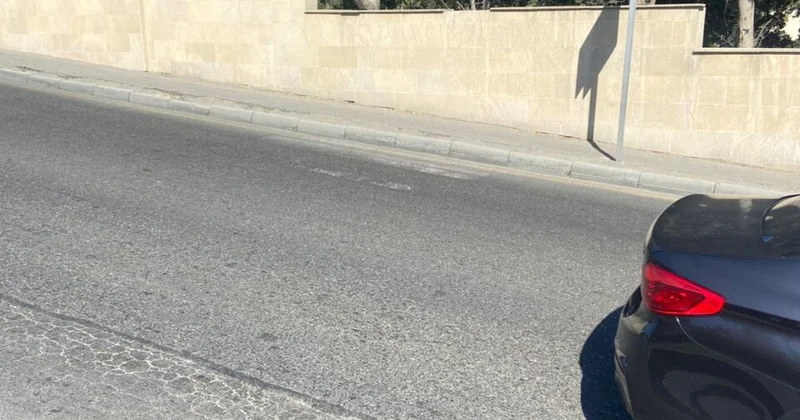 Polis idarəsinin yanındakı piyada zolağı silinib, qəza şəraiti yaranır… FOTOLAR