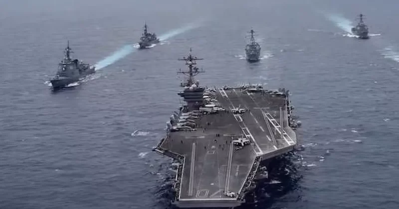 США выводят авианосную группу Carl Vinson с Ближнего Востока