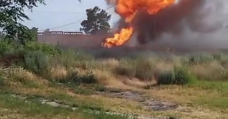 Пожар в Джалилабадском районе есть пострадавший