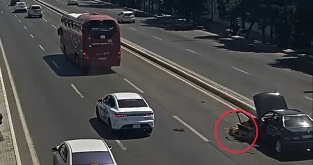 Avtobusun vurduğu həmin sürücü öldü