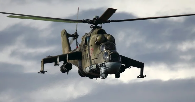 Rusiyaya məxsus helikopter vurulub