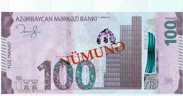 Bu gündən yeni 100 manatlıq dövriyyəyə BURAXILIR