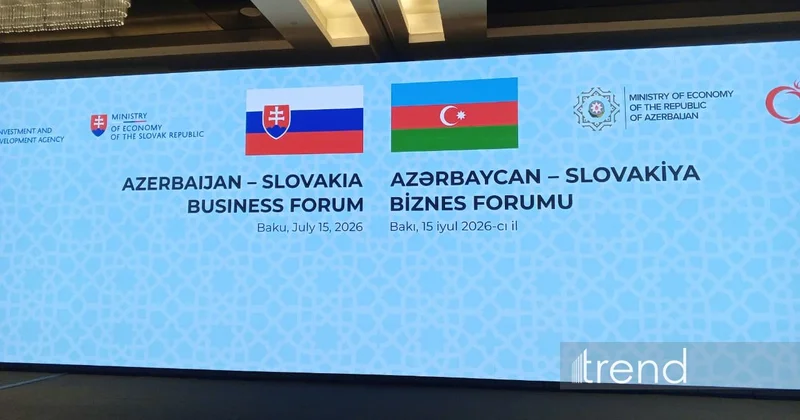 В Баку проходит Азербайджано словацкий бизнес форум