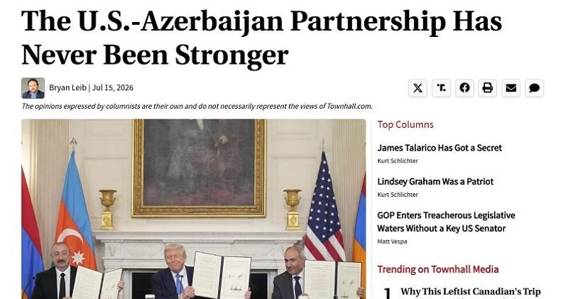 Азербайджан опора американской стратегии в регионе мнение Townhall