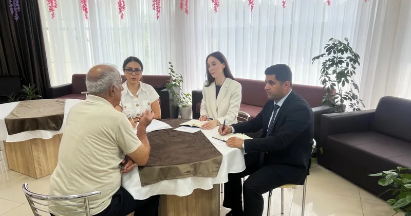Ombudsman Aparatı Ahıl şəxslər üçün sosial xidmət müəssisəsində yoxlama aparıb