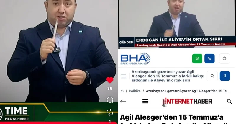 Aqil Ələsgərin “15 iyul çevrilişə cəhd” analizi Türkiyə mediasında