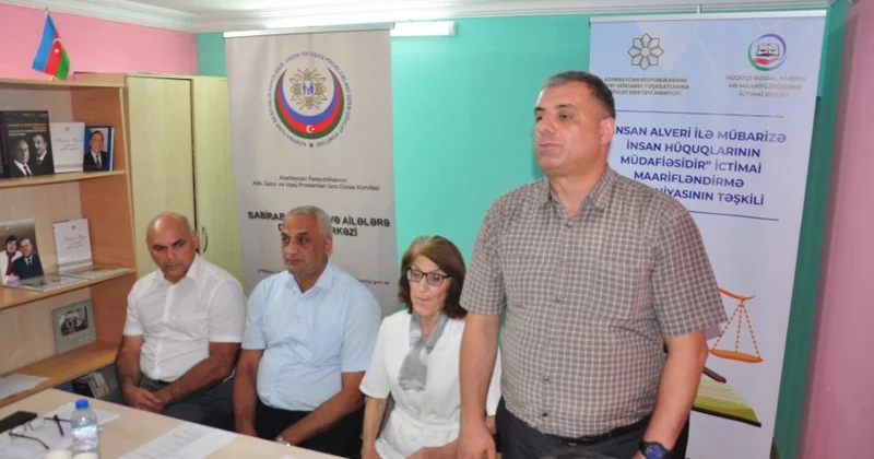 “İnsan alveri ilə mübarizə insan hüquqlarının müdafiəsidir “ adlı İctimai maarifləndirmə tədbiri keçirilib