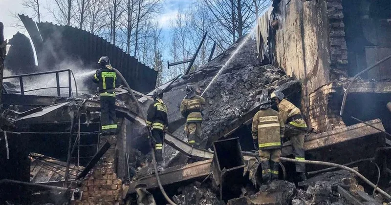 Rusiyada barıt zavodunda partlayışda ölənlərin sayı 5 ə çatıb, 20 nəfər yaralanıb VİDEO YENİLƏNİB 1