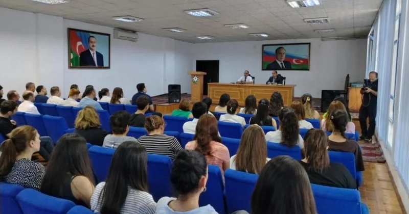 “Konstitusiya və Suverenlik İli” çərçivəsində Şəmkirdə hüquqi maarifləndirici tədbir keçirilib