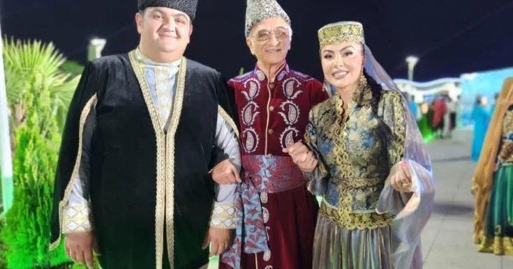 Türkmənistanda Polad Bülbüloğlu ilə bir araya gəldilər Fotolar