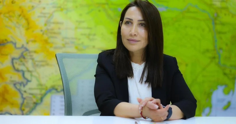 Gəncədə qurumuş ağacların elektron nişanlanmasına start verildi FOTOLAR