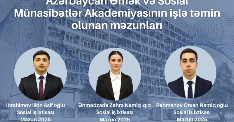 AESMA nın 2025 ci il məzunları işlə təmin olundu