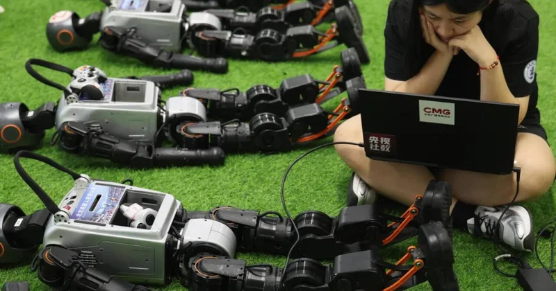 Dünyada ilk Robot olimpiadası təşkil olundu FOTO