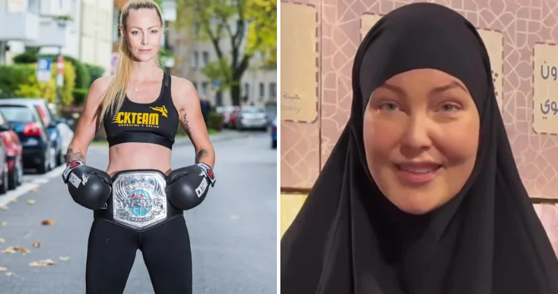 Boks çempionu hicabla bürünüb Radikal islamı təbliğ etməkdə ittiham olunur