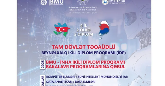 BMU İNHA İDP üzrə qəbul planı 96 faiz dolub