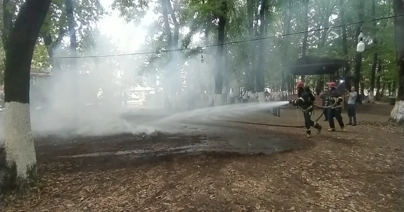 Hirkan Milli Parkında yanğın təhlükəsizliyinə dair tədbir keçirilib